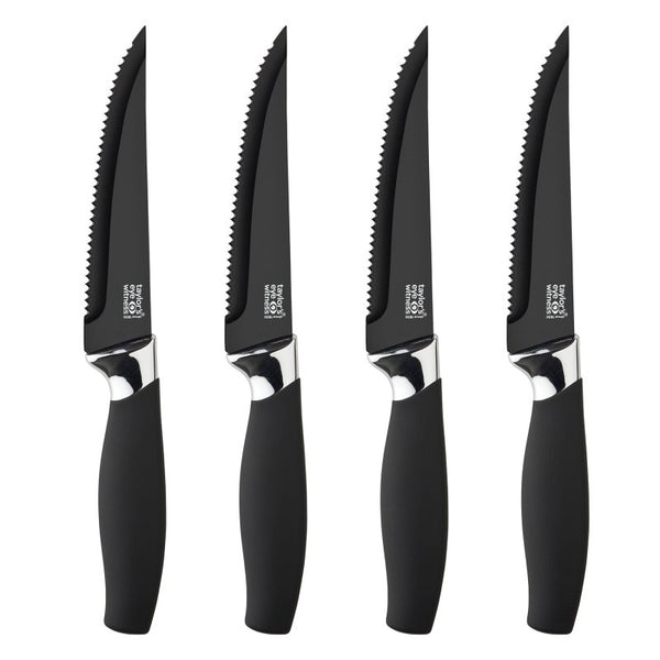 Brooklyn 4 Piece Steak Knife Set - Chrome