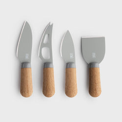 Brooklyn Slate Cheese Board & Knife Set - Beech
