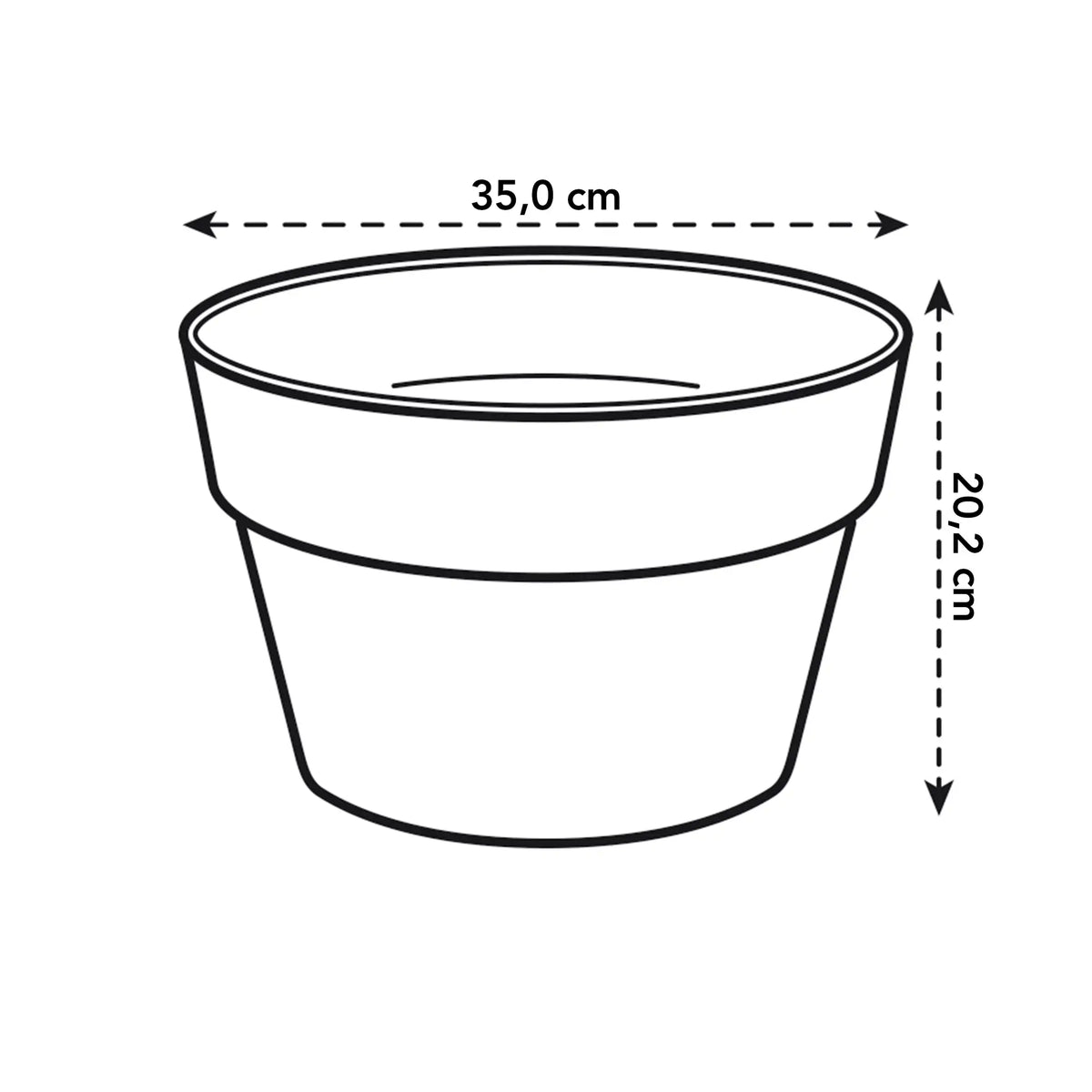 Loft Urban Bowl 35cm in Lavender Lilac - stylish ceramic bowl, perfect for modern decor | Keans Claremorris