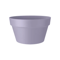 Loft Urban Bowl 35cm Lavender Lilac planter with water reservoir, recycled plastic, outdoor flowerpot – Keans Claremorris