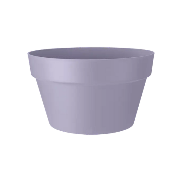 Loft Urban Bowl 35cm Lavender Lilac planter with water reservoir, recycled plastic, outdoor flowerpot – Keans Claremorris