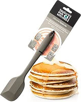 Grey 27cm silicone spatula spoon with steel core, heat resistant, non-scratch, dishwasher safe – Keans Claremorris