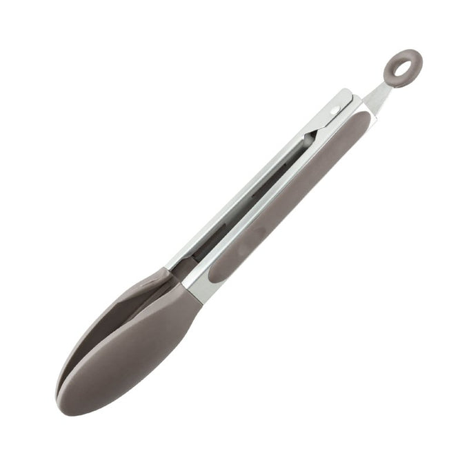 Stainless Steel Tongs 23cm (9") Grey - Durable Kitchen Tool | Keans Claremorris