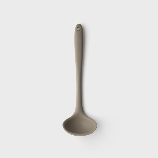 Grey 21cm Mini Ladle with heat-resistant silicone, steel core, BPA-free, dishwasher safe – Keans Claremorris