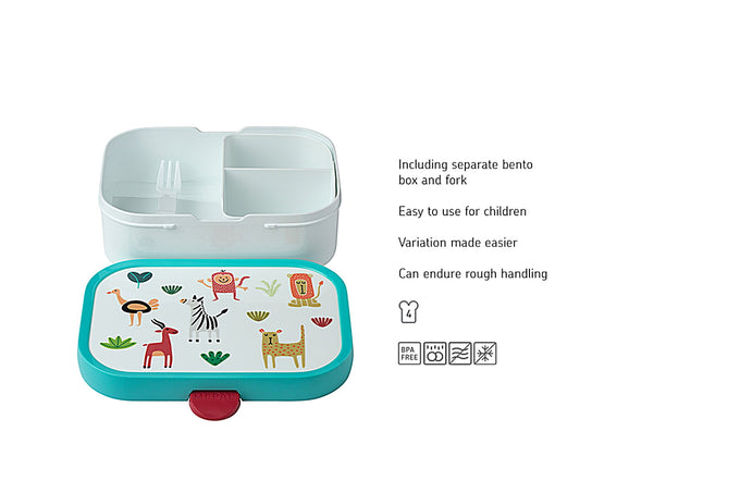 Mepal Lunch Box Campus with Animal Friends design, durable and compact - available at Keans Claremorris.