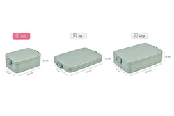 Mepal Lunchbox Take a Break midi in Nordic black, compact and durable, available at Keans Claremorris.