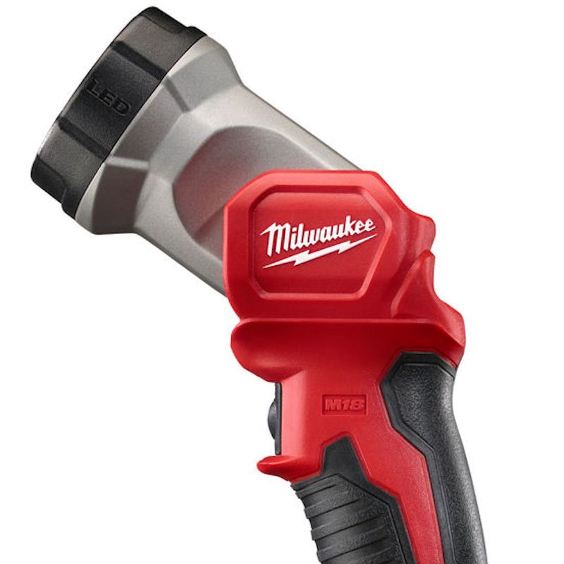 Milwaukee 18V Cordless LED Torch Light Bare Unit, portable bright work light, available at Keans Claremorris