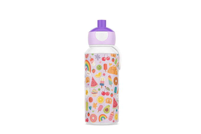 Mepal Drinking Bottle pop-up 400 ml - food fest - Image 1