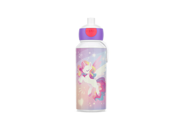 Mepal drinking bottle pop-up campus 400 ml - unicorn glow