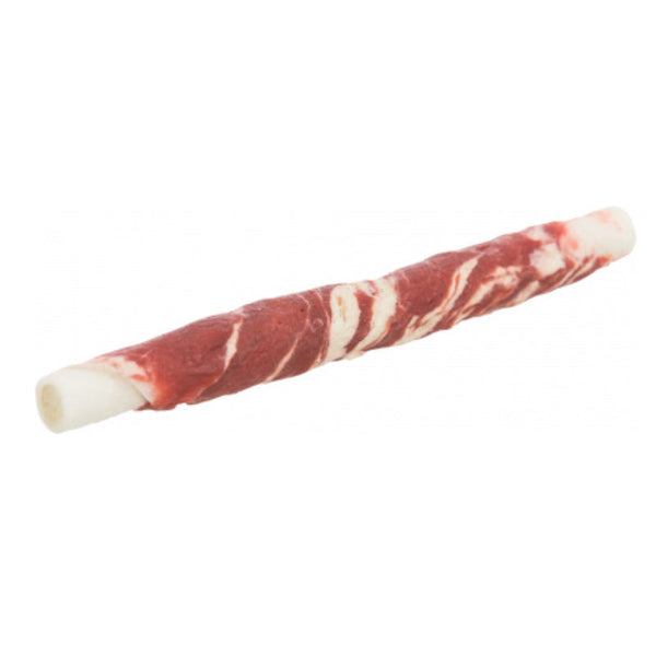 Denta Fun Marbled Beef Chewing Rolls 12cm rawhide wrapped in beef and fish, 6 pcs, 70g - Keans Claremorris