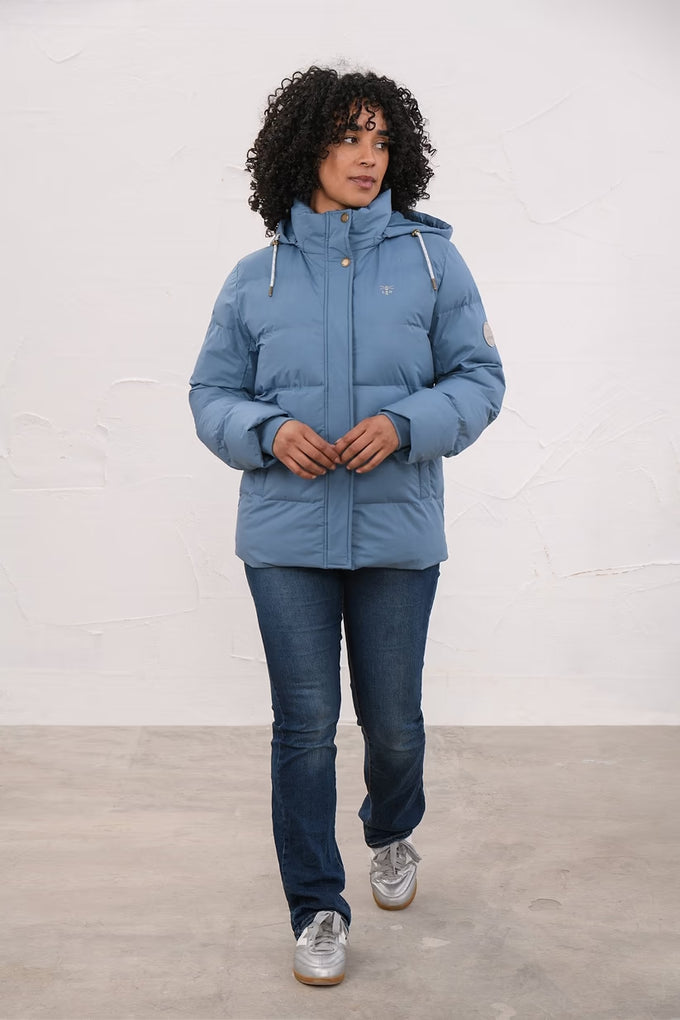 Margot Ladies Coat Bluestone - Image 5