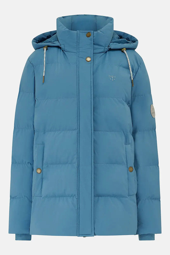 Margot Ladies Coat Bluestone - Image 4