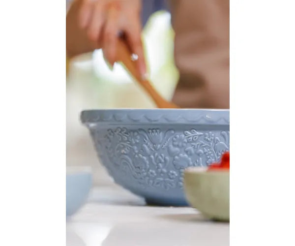 Home To Roost S18 26cm earthenware mixing bowl with embossed hen design, dishwasher and freezer safe – Keans Claremorris