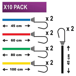 Master Lock 10-piece premium mixed size bungee cords set XMS24BUNGEE, durable and versatile - Keans Claremorris