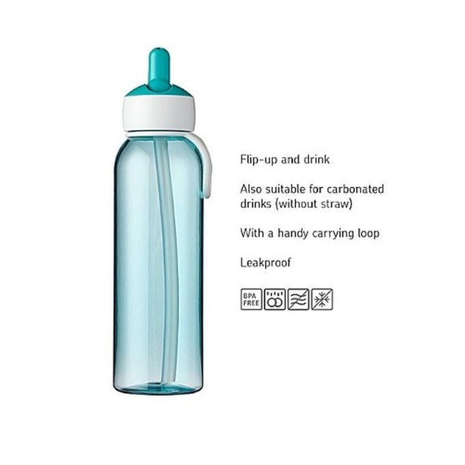 Mepal Water Bottle Flip-up 500 ml - Cool Blue - Image 3