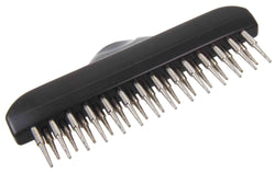 Metal Groomer for Long Hair, Two Rows, 10x15cm – Durable Pet Brush | Keans Claremorris