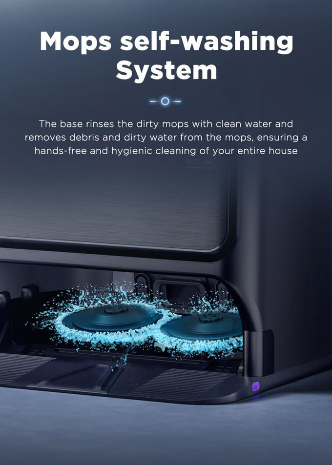 Midea V12 Auto Collector Robot Vacuum Cleaner with smart navigation, powerful suction – available at Keans Claremorris