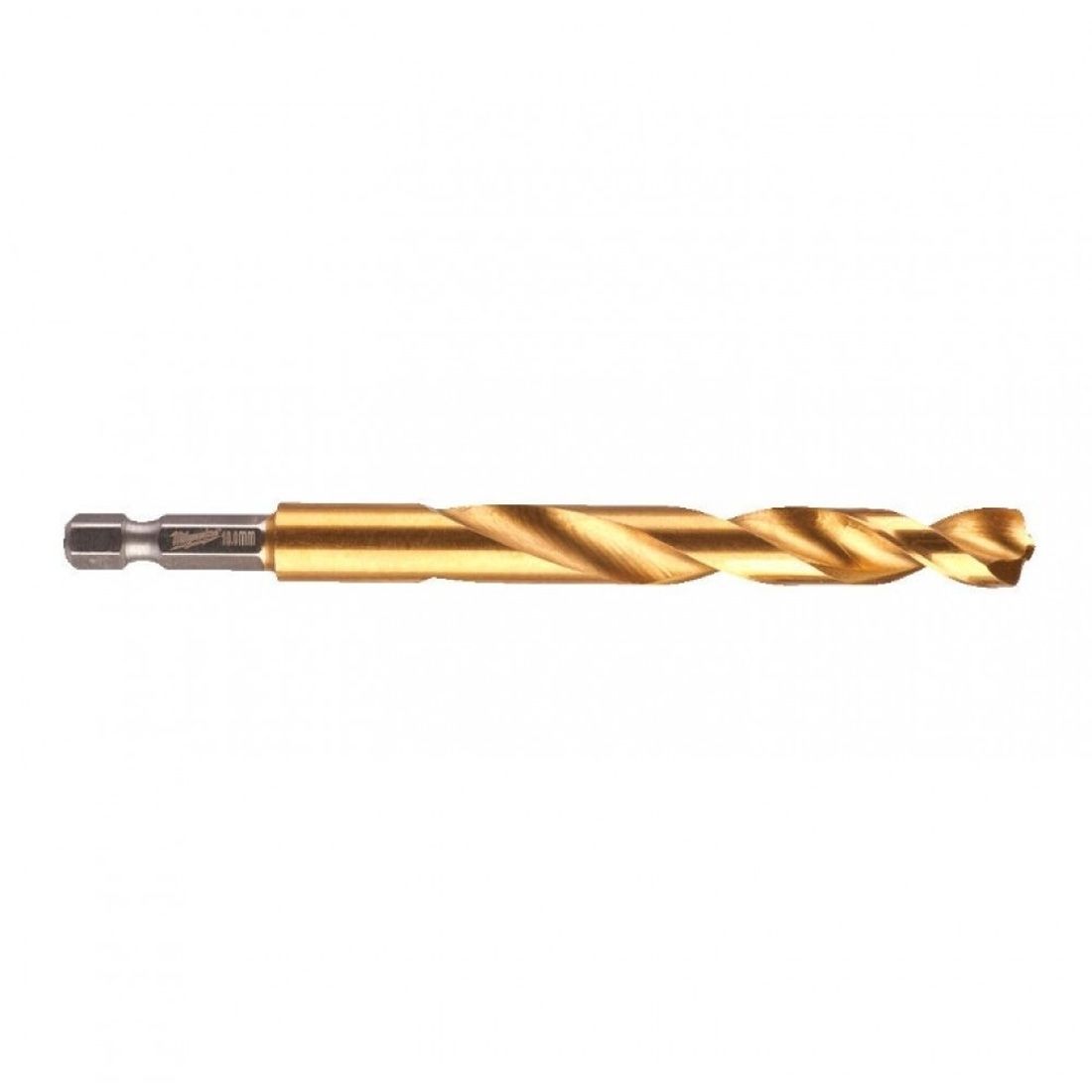 Milwaukee HSS-G Shockwave™ Red Hex Titanium Drill 10mm x 120mm - 1pc - Image 1