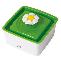 Catit 2.0 Mini Flower Fountain 1.5L for cats, 3 water flow settings, fresh filtered water, whisker-friendly design – Keans