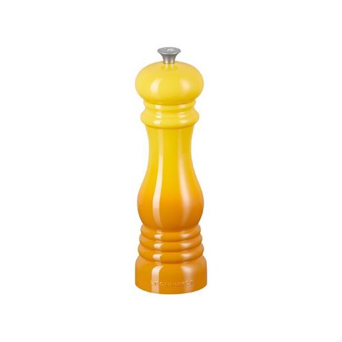 Le Creuset Classic 21cm Nectar Salt Mill with adjustable ceramic grinder, durable ABS plastic – available at Keans