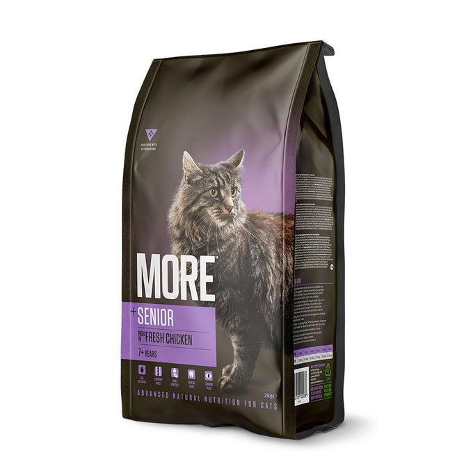 More Cat Senior Chicken 2kg - natural, high protein, joint care, Omega 3, for cats 7+ | Keans Claremorris