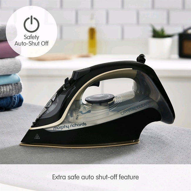 Morphy Richards Crystal Clear Gold Steam Iron 300302 - Image 1