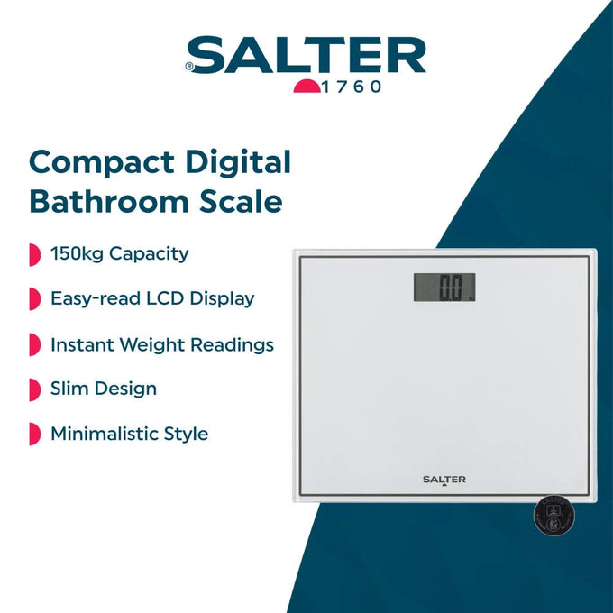 Salter Bathroom -  Compact Electronis Scale White - Image 3
