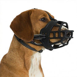 Flex Silicone Muzzle XL Black for dogs, durable and comfortable, available at Keans Claremorris.