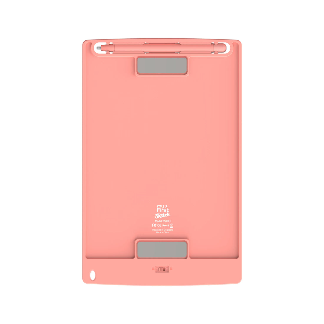 myFirst Sketch II 8.5" Pink digital drawing tablet, compact design for kids, available at Keans Claremorris