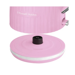 Russell Hobbs Eden 1.7L Raspberry Kettle, sleek electric kettle with rapid boil, available at Keans Claremorris