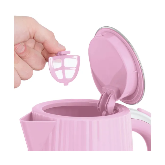 Russell Hobbs Eden 1.7L Raspberry Kettle with Rapid Boil, Stylish Design | Keans Claremorris