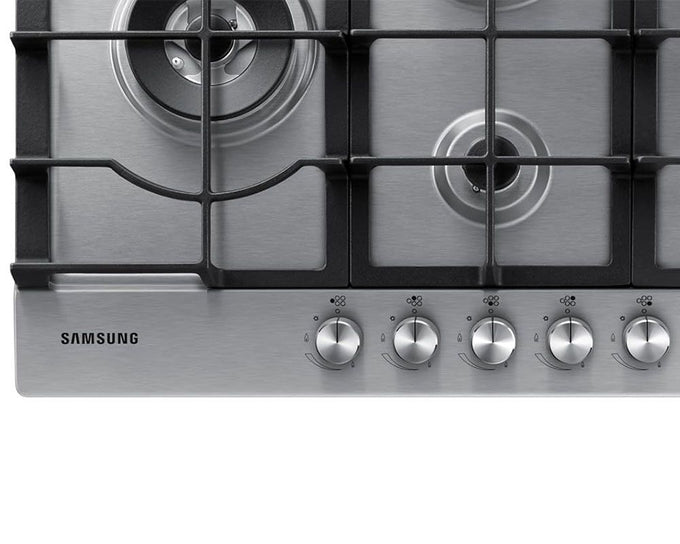 Samsung 5-Burner Gas Hob NA75D3030AS/EU – Stainless Steel - Image 3