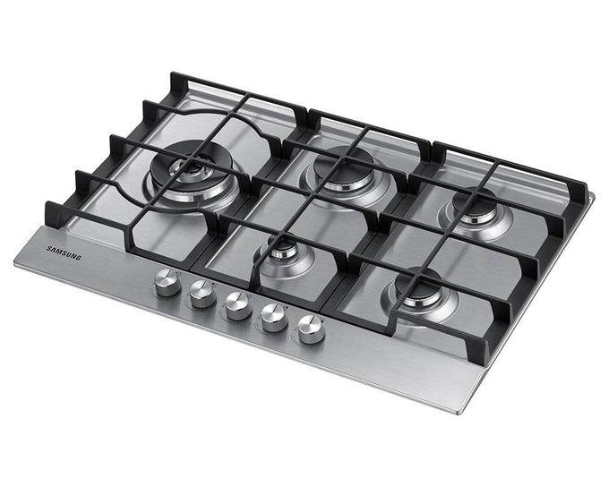 Samsung 5-Burner Gas Hob NA75D3030AS/EU – Stainless Steel - Image 2
