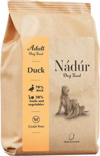 Nadur Dog Food Duck 6kg – natural, grain-free, Irish-made with 71% chicken, no artificial additives | Keans Claremorris