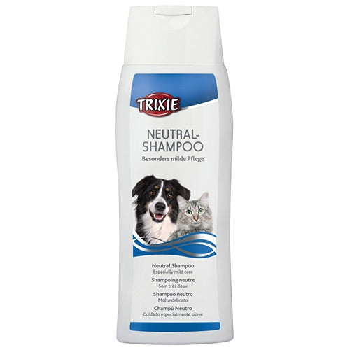 Trixie Neutral Shampoo 250ml with coconut oil for shiny, healthy pet fur, gentle pH, ideal for all breeds – Keans Claremorris