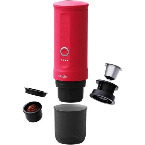 Outin Nano Portable Espresso Machine - Crimson Red| OTEM-01-CR - Image 3