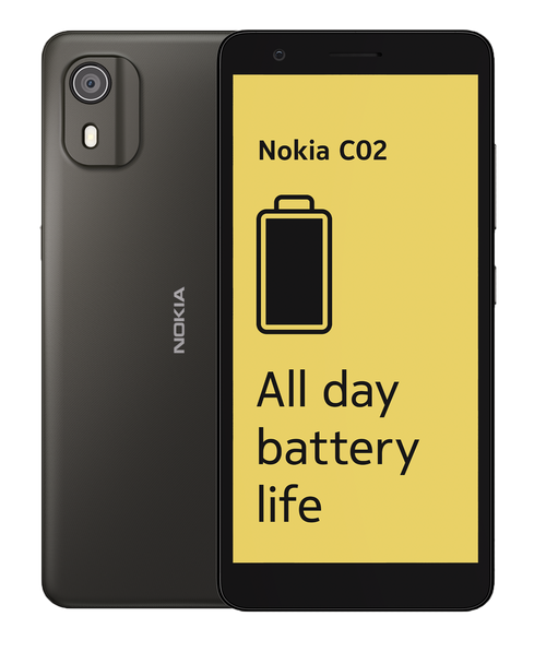 Nokia C02 32GB Charcoal | SP01Z01Z3009Y