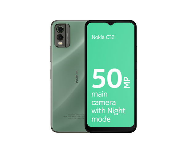 Nokia C32 64GB Green Smart Phone | SP01Z01Z3155Y