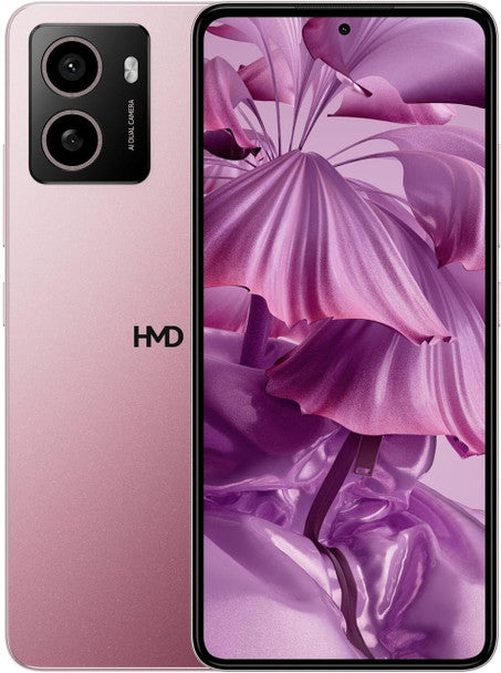 HMD Smartphone Pulse Pink 4GB RAM 64GB Storage, 6.56" display, 5000mAh battery, NFC, USB-C – Keans Claremorris