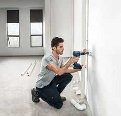 Bosch 18V Combi Drill with 2 X 4.0AH LI-ION Batteries GSB 18V-65