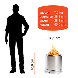 Solo Stove Ranger with stand 2.0 Fire Pit + Stand