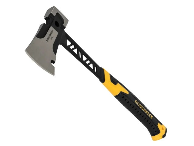 Roughneck 600g Gorilla Axe with V-Shock shaft, air-cushioned grip, nail puller, and lanyard hole – Keans Claremorris
