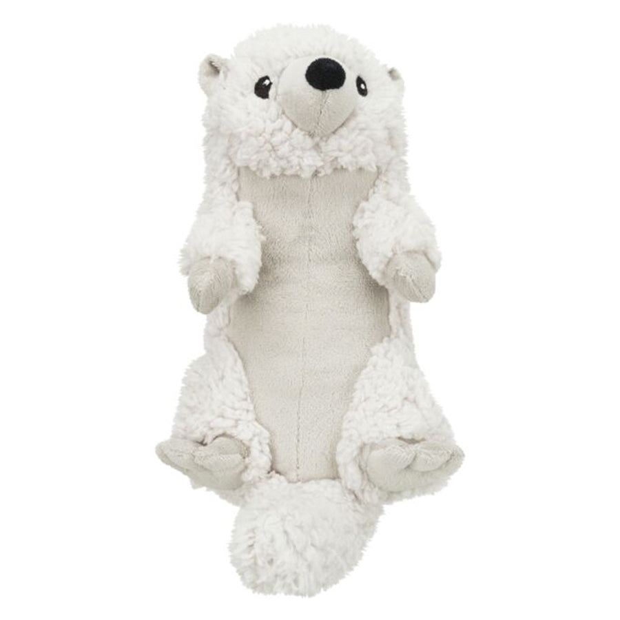 Be eco Otter Emir Dog Toy, 30cm plush sustainable squeaky toy for dogs, soft cuddle play, Keans Claremorris