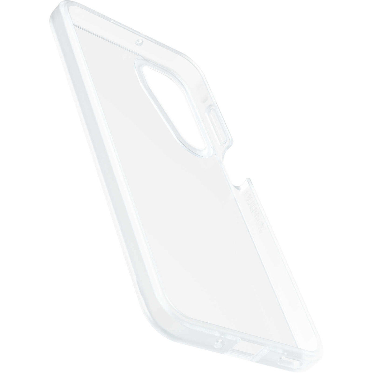 Clear Otterbox React protective case for Samsung Galaxy A16/A16 5G shown from angled back view.