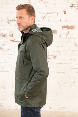 Mens Oxford Coat - L - Hunter Green