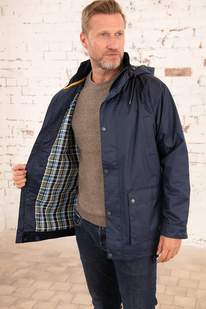 Mens Oxford Coat - L - Navy - Image 3
