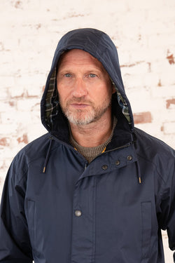 Mens Oxford Coat - L - Navy