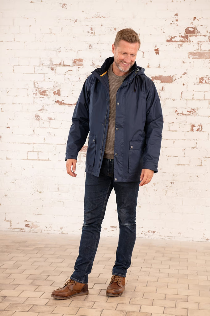Mens Oxford Coat - L - Navy - Image 2