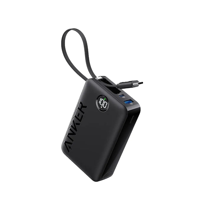 Anker 335 Power Bank 20,000mAh with built-in USB-C cable, 22.5W fast charging, phone stand – Keans Claremorris