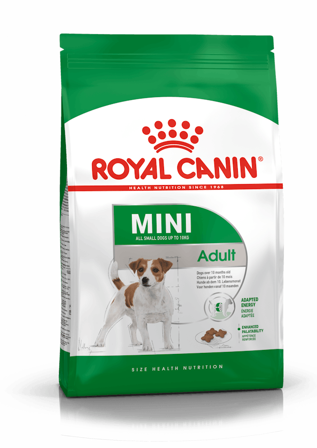 Royal Canin Mini Adult Dog Food 8kg for small breeds, supports healthy weight, coat, and appetite | Keans Claremorris